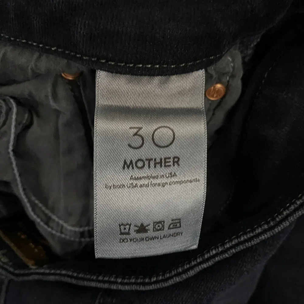 Mother High Waisted Looker Jeans size 30 Coffe Tea or Me? Stretch Denim Skinny